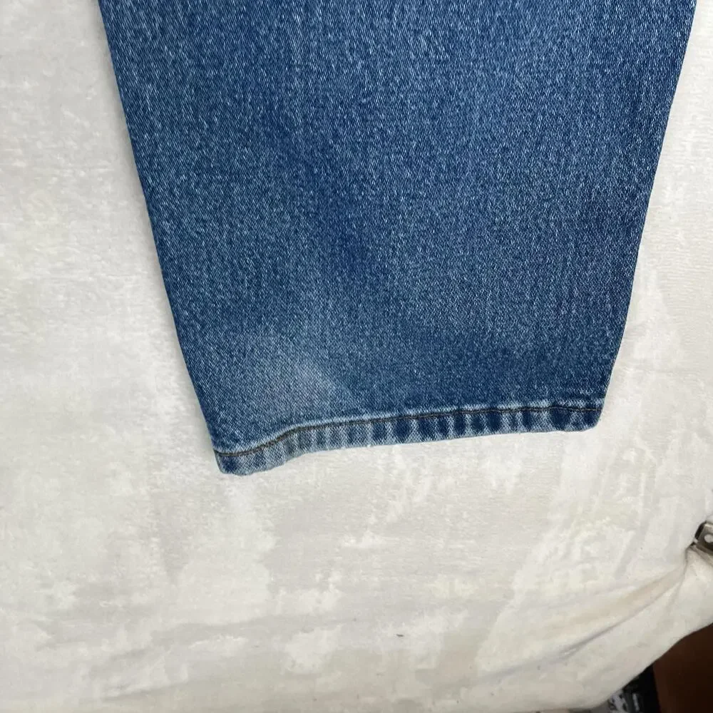 Wrangler Jeans Mens 42x32 Blue Regular Straight Denim Medium Wash 1031MWZDN